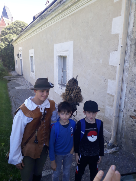 1.Projekttag der 4. Klassen - Besuch auf der Rosenburg