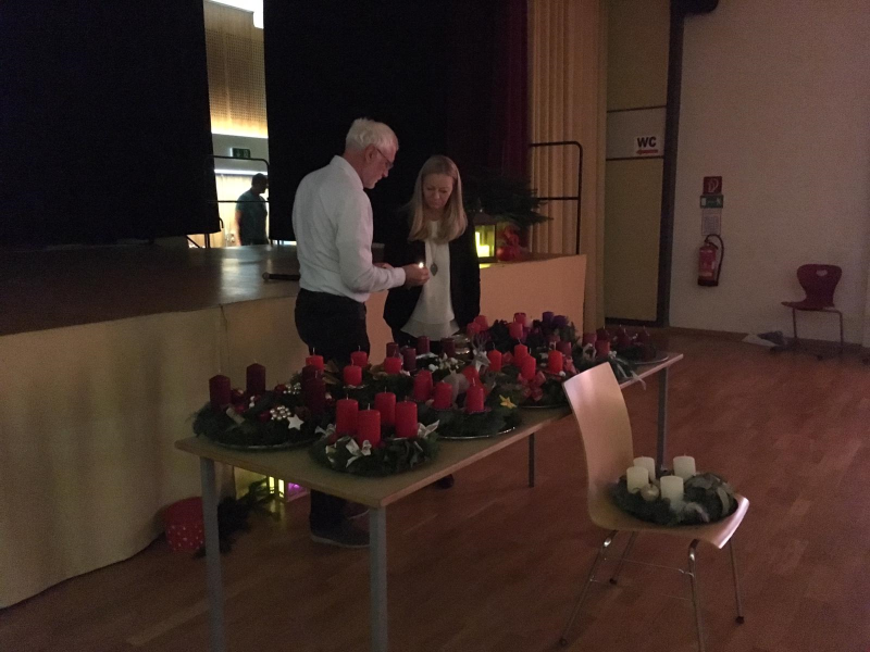 Adventkranzsegnung