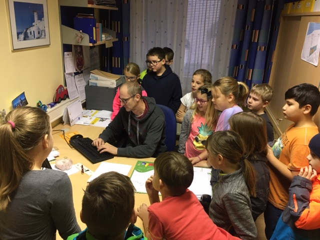Besuch auf dem Gemeindeamt