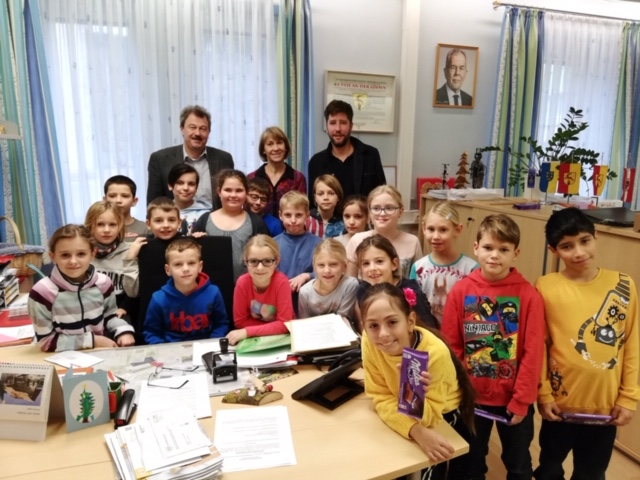 Besuch auf dem Gemeindeamt