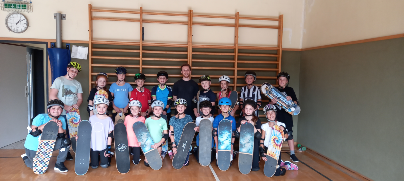 Skateboardtraining mit Julian Maschl