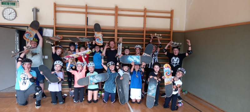 Skateboardtraining mit Julian Maschl