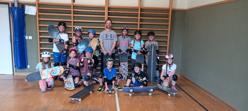 Skateboardtraining mit Julian Maschl