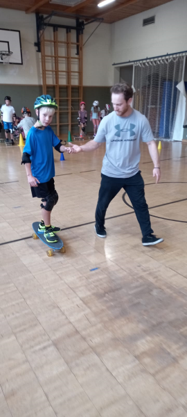 Skateboardtraining mit Julian Maschl