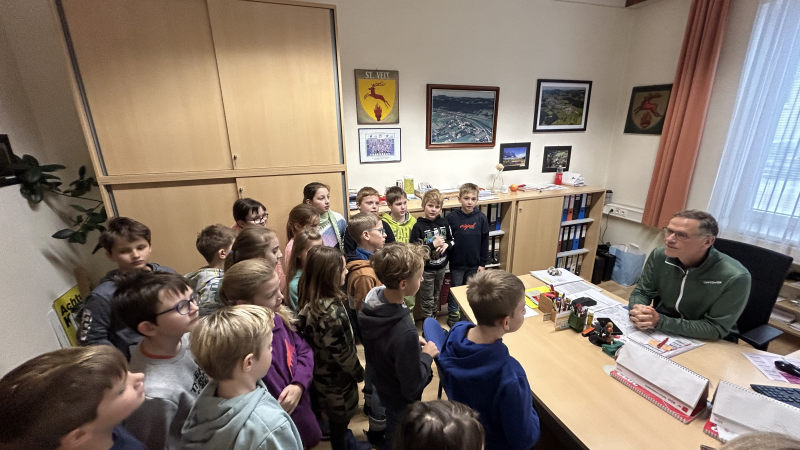 Besuch am Gemeindeamt
