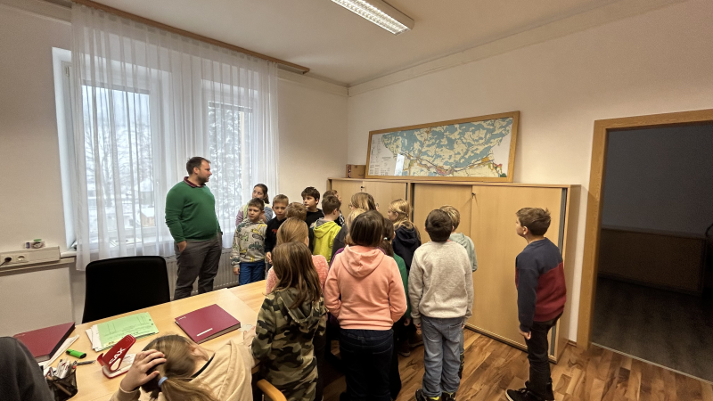 Besuch am Gemeindeamt