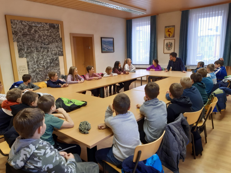Besuch am Gemeindeamt