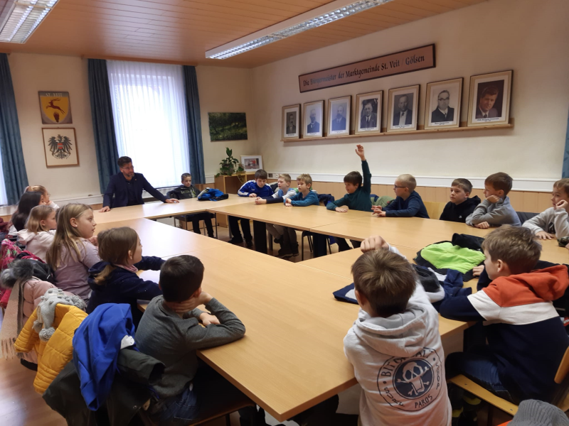 Besuch am Gemeindeamt