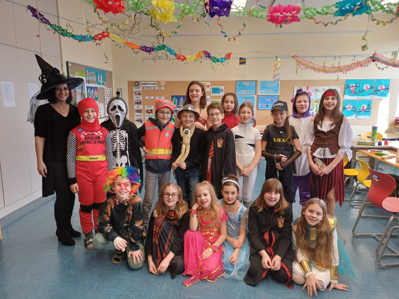 Fasching in der Schule