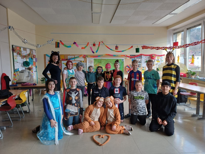Fasching in der Schule