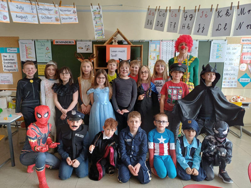 Fasching in der Schule
