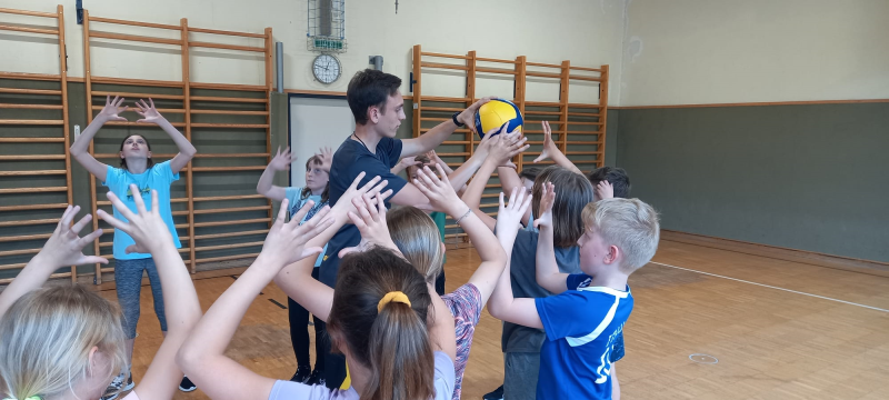 Volleyballtraining mit Philip Janker