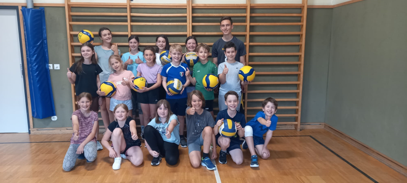 Volleyballtraining mit Philip Janker