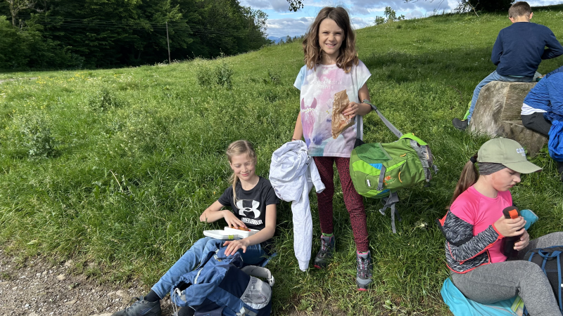 Wandertag 3. Klassen - Kukubauerhütte