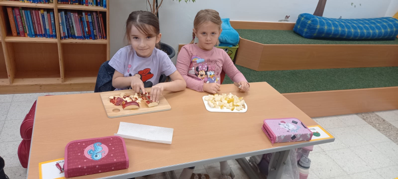 Kleine Köche in der Vorschulklasse