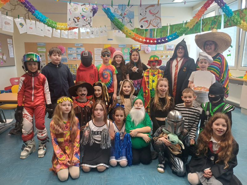 Fasching in der Schule