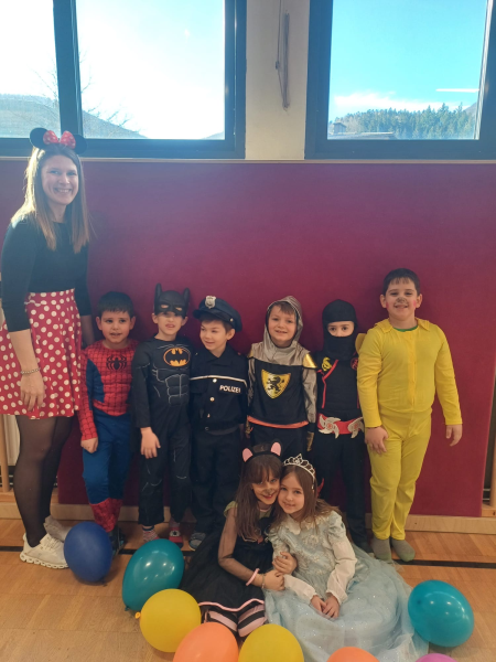 Fasching in der Schule