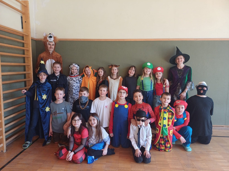 Fasching in der Schule